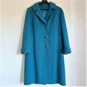 Vintage Harris Tweed Coat - Handwoven Scottish Wool